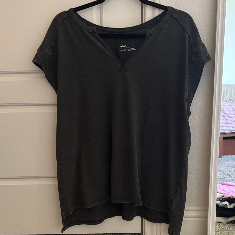 Anvil Women's Charcoal Blouse